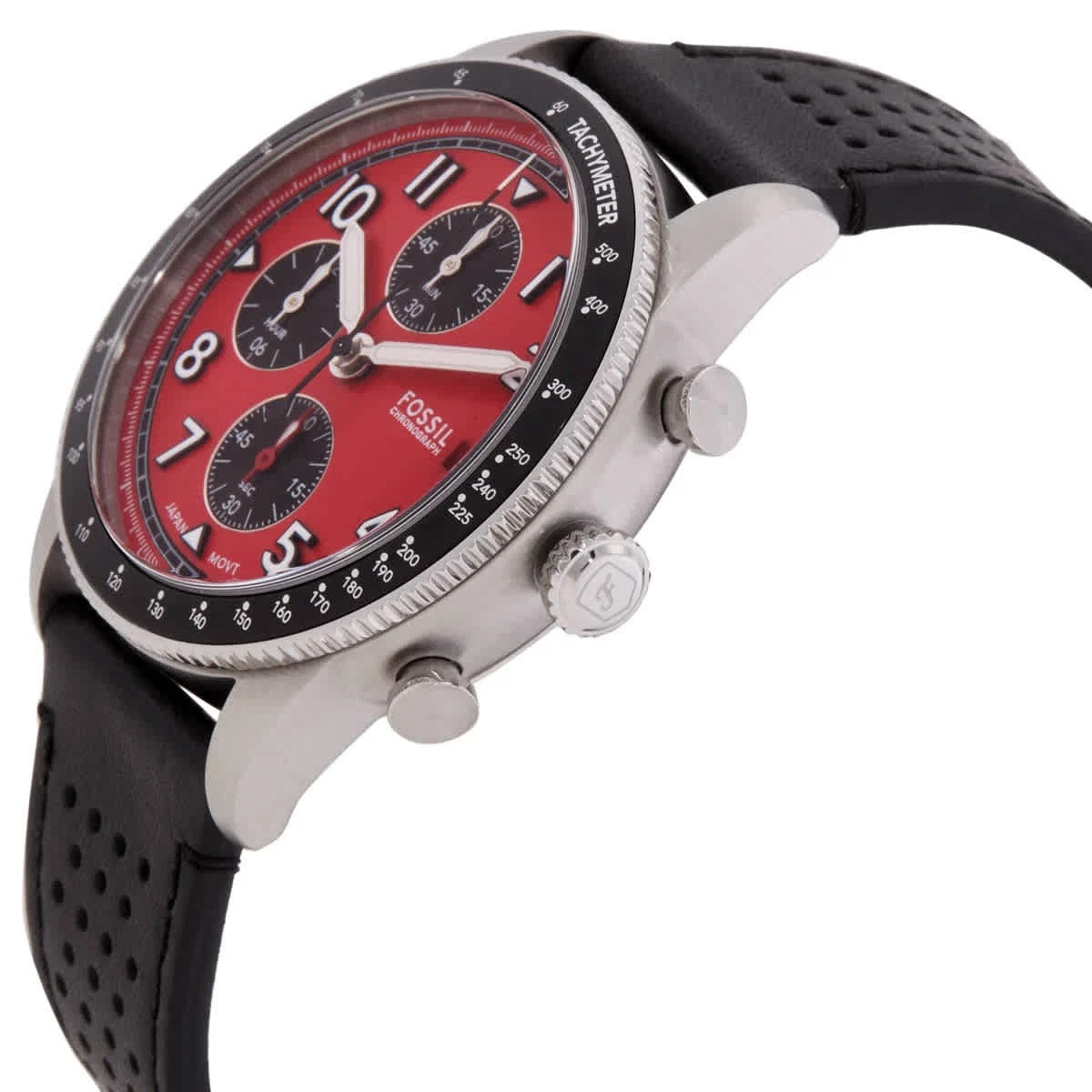 Fossil Sport Tourer Chronograph Quartz Red Dial Men's Watch FS6086