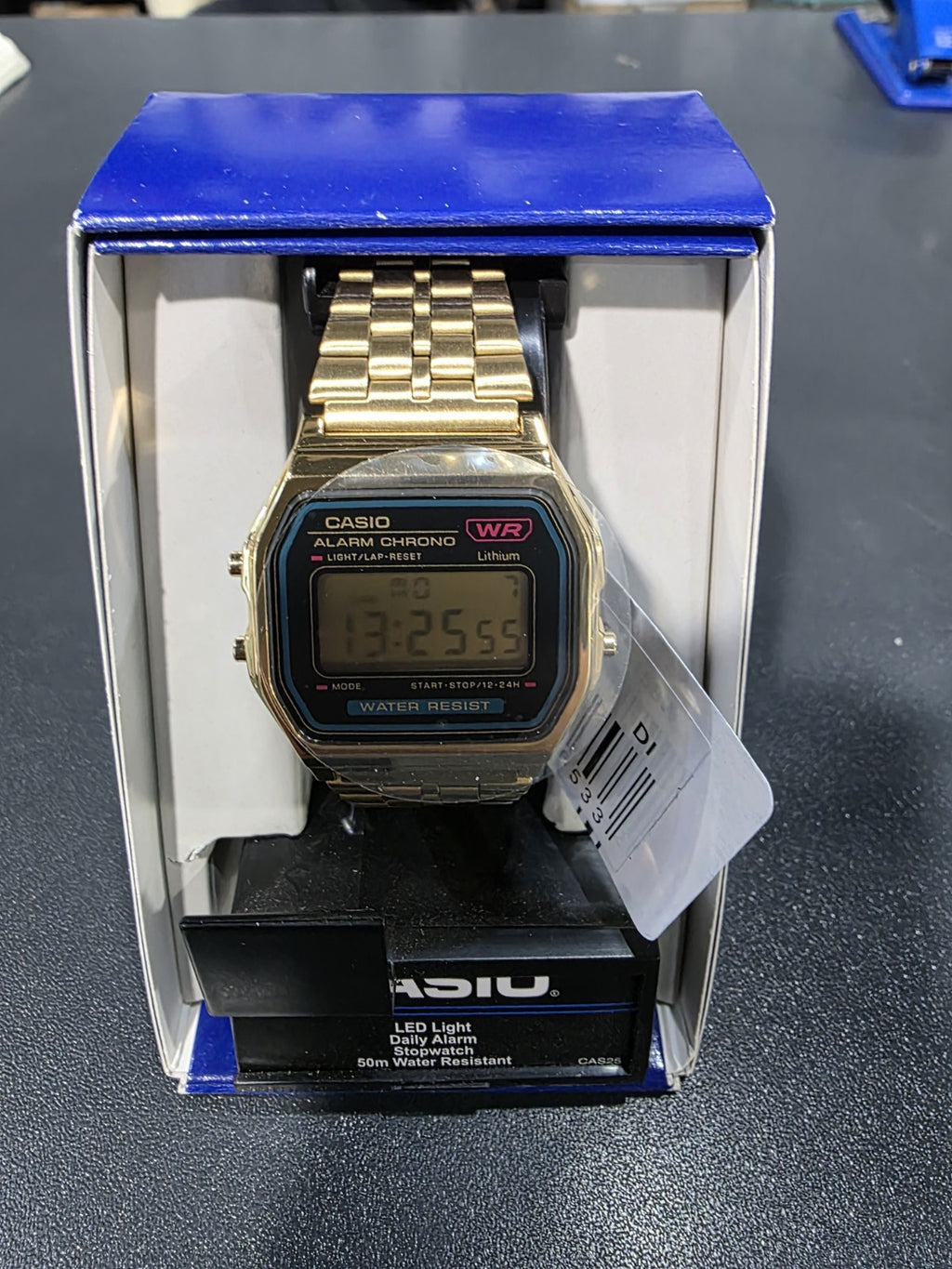 Casio Retro Gold tone with Black Dial Vintage A159WGEA-1DF Gold One Size No Box