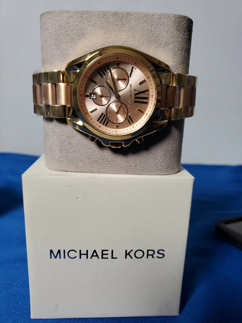 Michael Kors MK6359 Bradshaw Women's Watch - Gold/Rose 100% Authentic