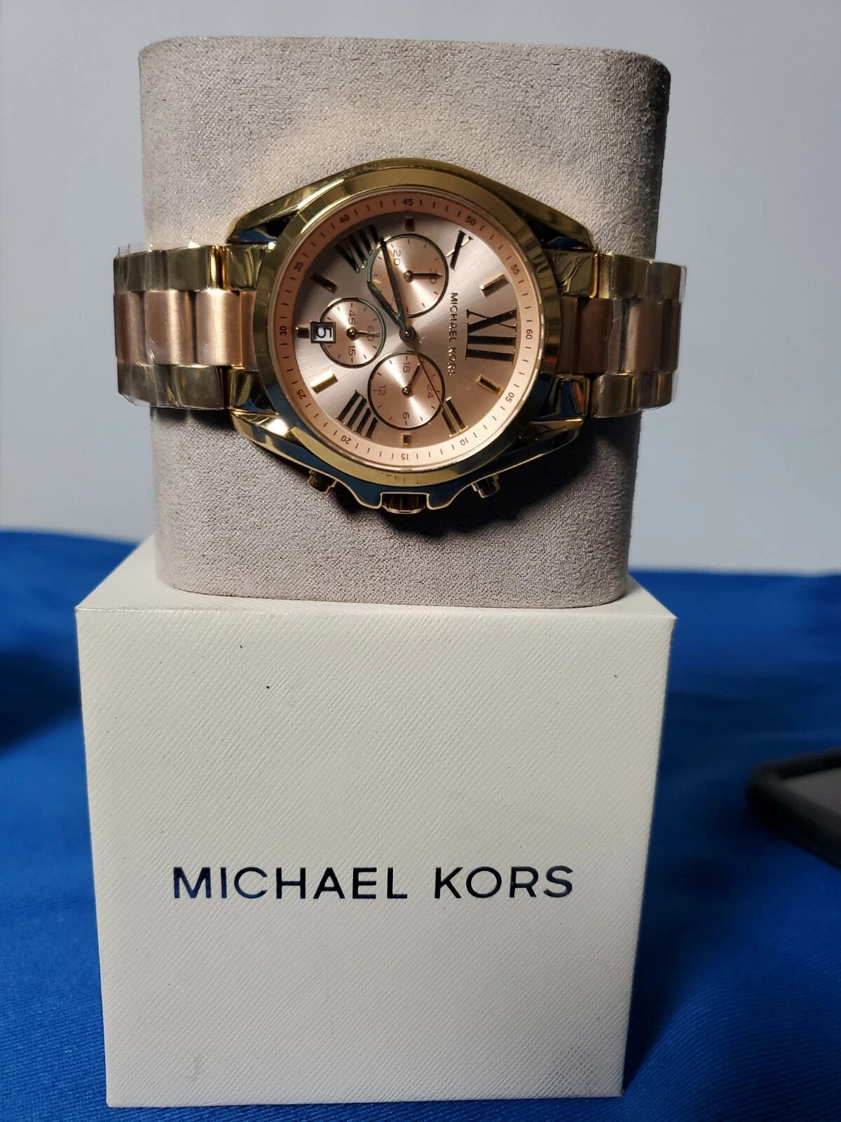 Michael Kors MK6359 Bradshaw Women's Watch - Gold/Rose 100% Authentic