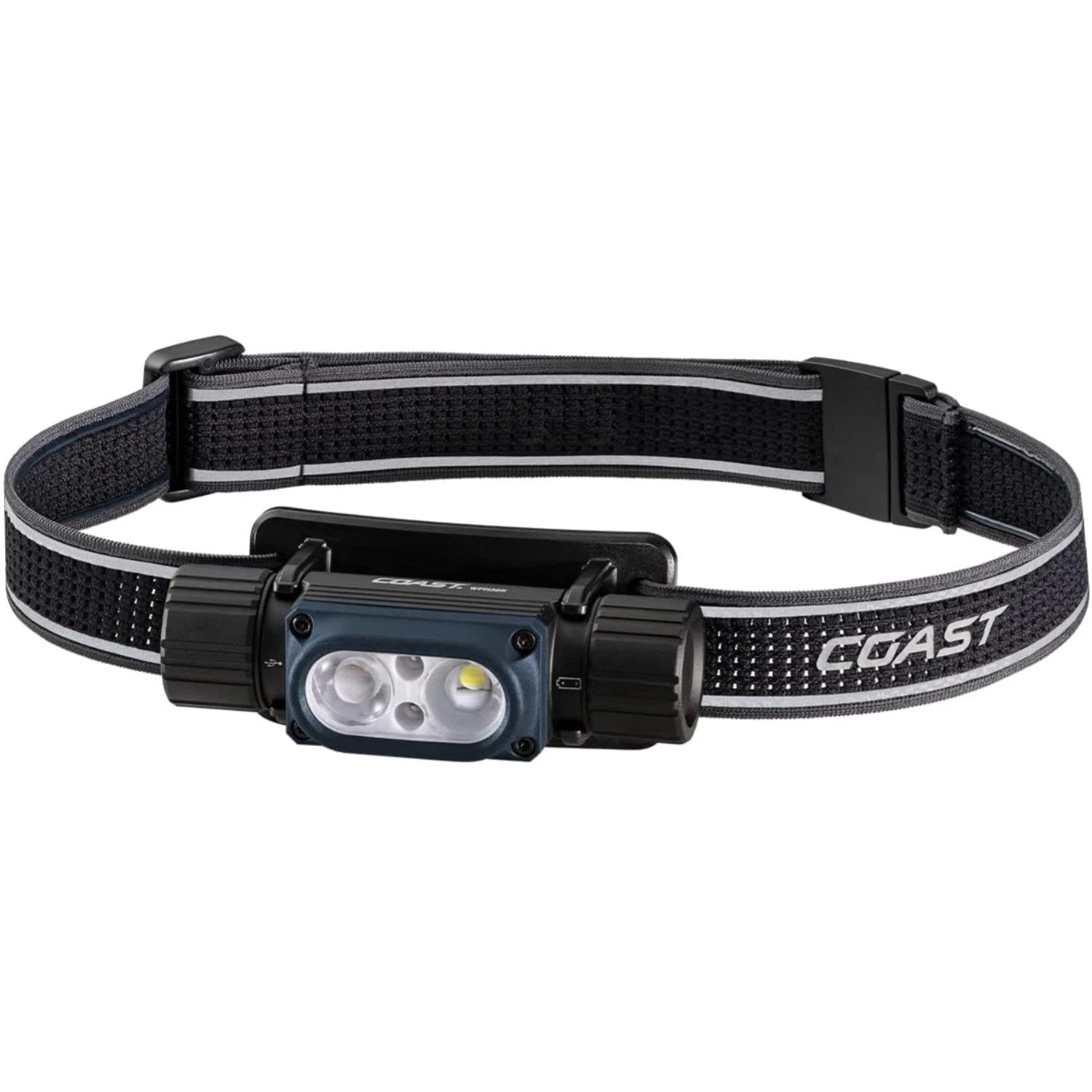 1000 Lumen Waterproof Ultra Bright  USB Rechargeable-Dual Power Headlamp, 5 M...