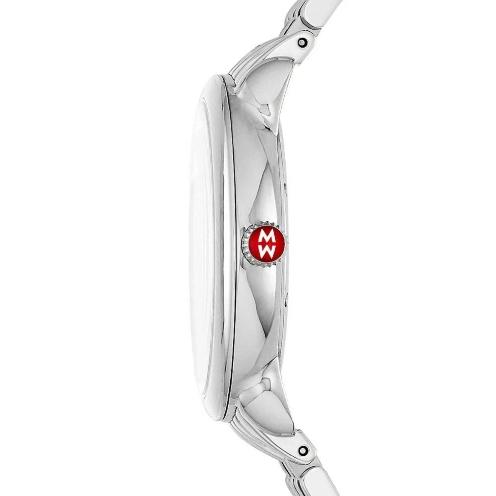 Brand New Michele Serein Mid Stainless Steel Diamond Dial Watch (MWW21B000147)