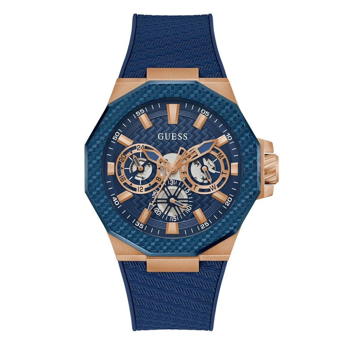 Guess Men's Indy Blue Dial Watch - GW0853G3 New In Box