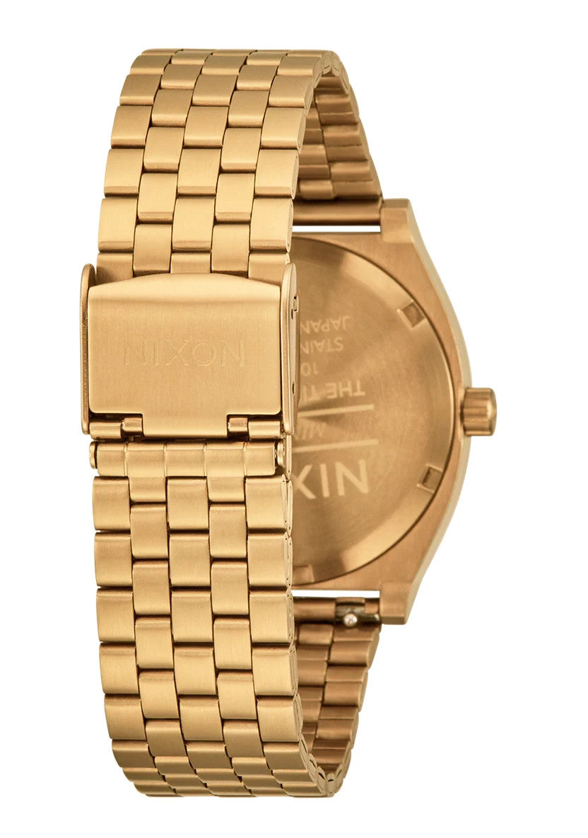 Nixon The Time Teller "Minimal" Sunray Green Dial Gold Surf Men's Analog Watch
