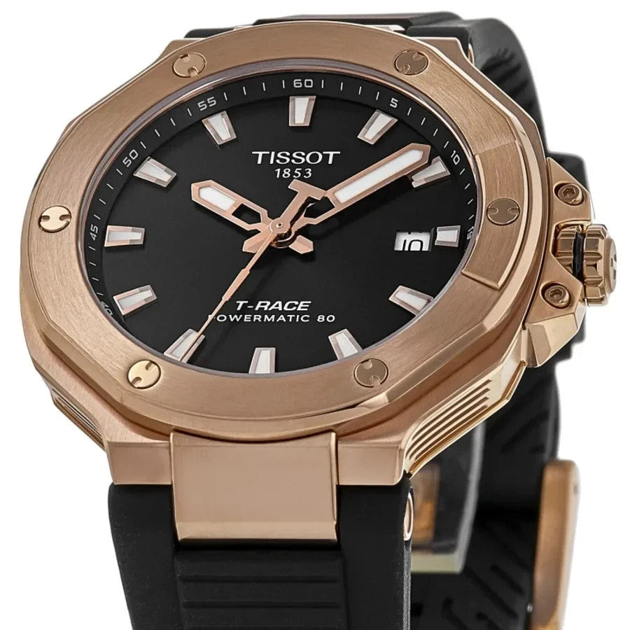 New Tissot T-Race Powermatic 80 Automatic Black Men's Watch T141.807.37.051.00