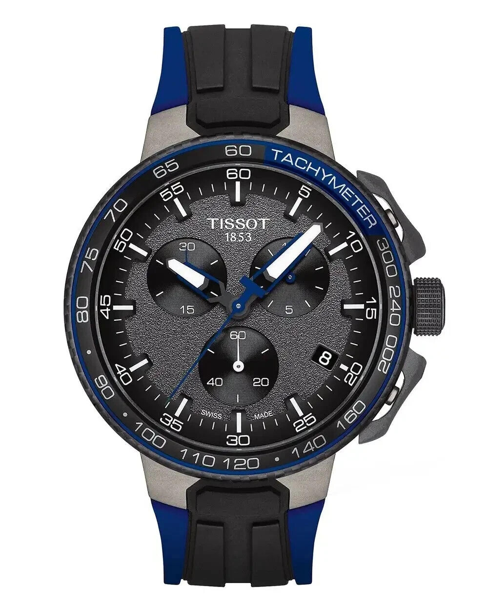 New TISSOT T-RACE CYCLING CHRONOGRAPH Black/Blue Men's Watch T111.417.37.441.06