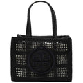 Tory Burch Black Small Hand-Crochete Ella Tote Bag New