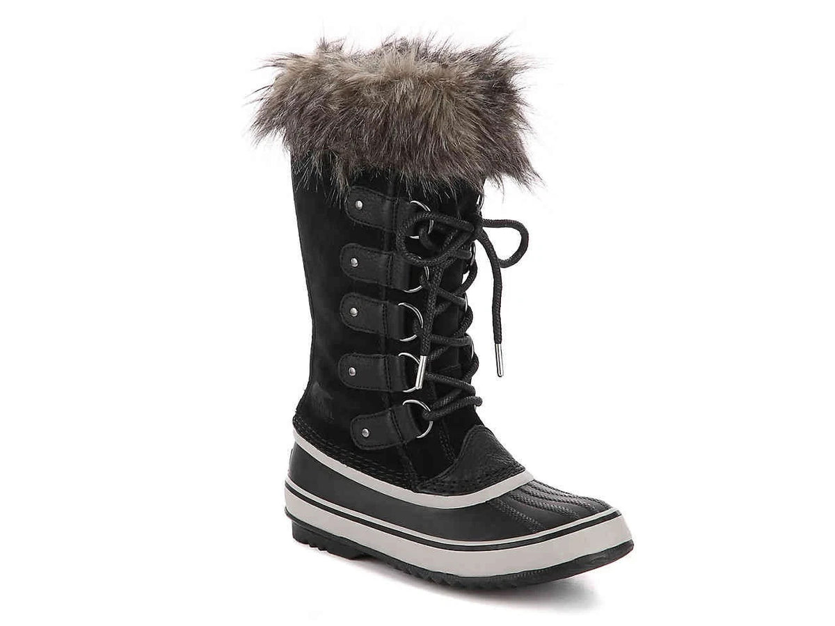 NIB Sorel Joan of Arctic Women's Waterproof Boots Black/Quarry Size 9