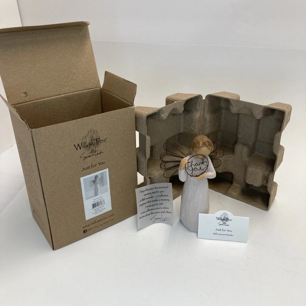 Willow Tree 'Just for You' Demdaco Angel 5 1/2" Thank You Susan Lordi 2005