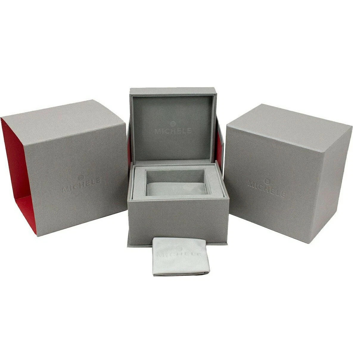 Michele Deco II Mid-Size Diamond Dial Ladies Watch MWW06I000001 New 100% Auth