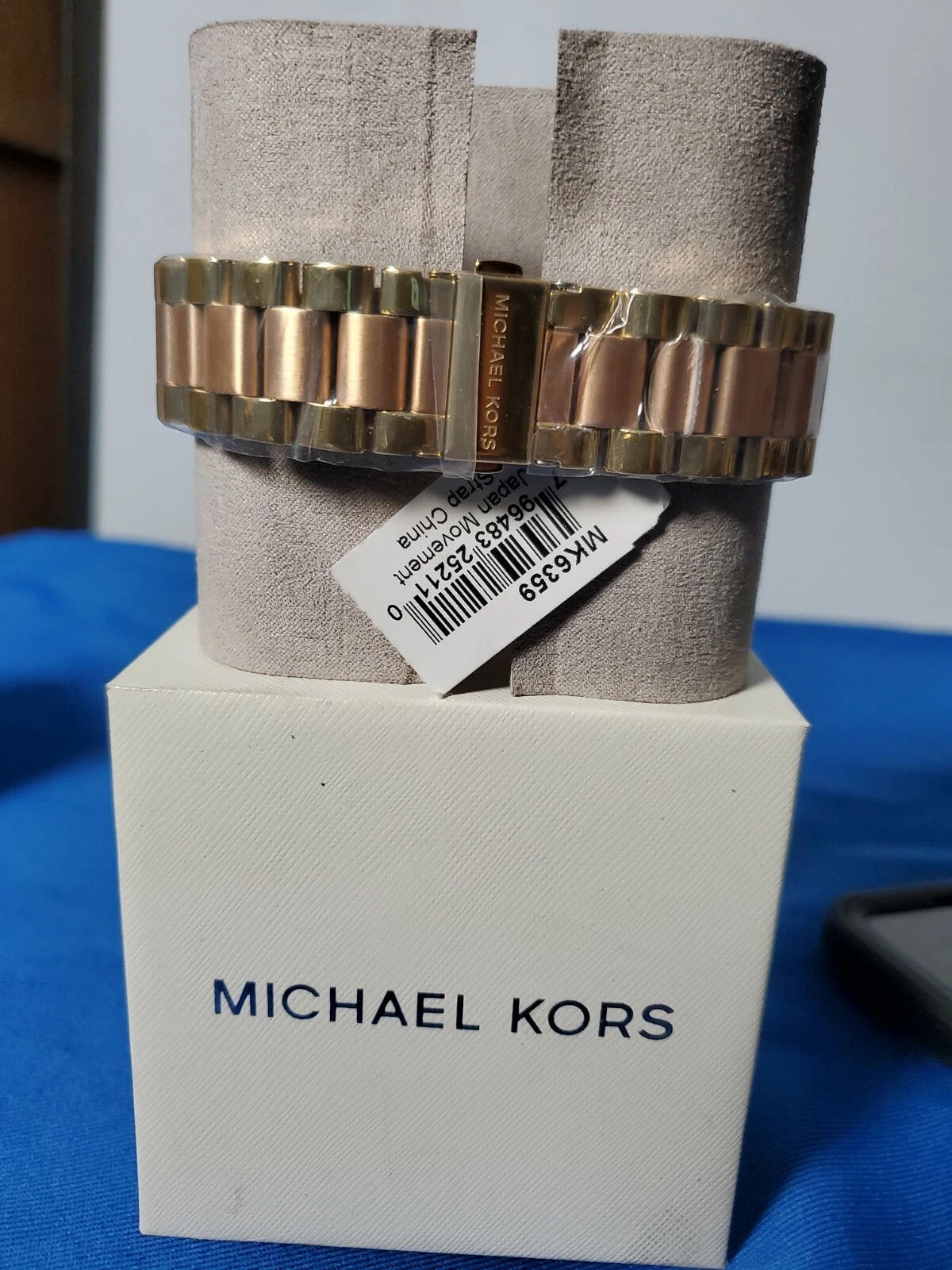 Michael Kors MK6359 Bradshaw Women's Watch - Gold/Rose 100% Authentic