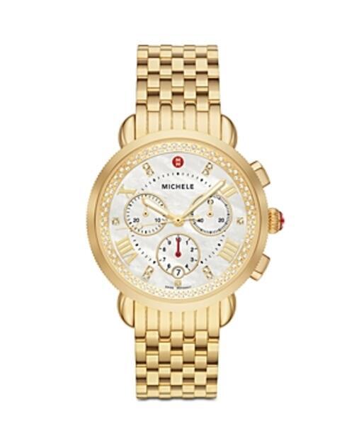 MICHELE Sport Sail Bracelet Watch, 38mm in Gold at Nordstrom - product image
