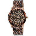 Guess Graphic Dial Printed Stainless Steel Ladies Watch W0425L3 New With Box