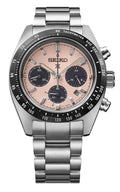 Seiko Prospex Speedtimer Solar Salmon Dial Men’s Watch SSC963 New