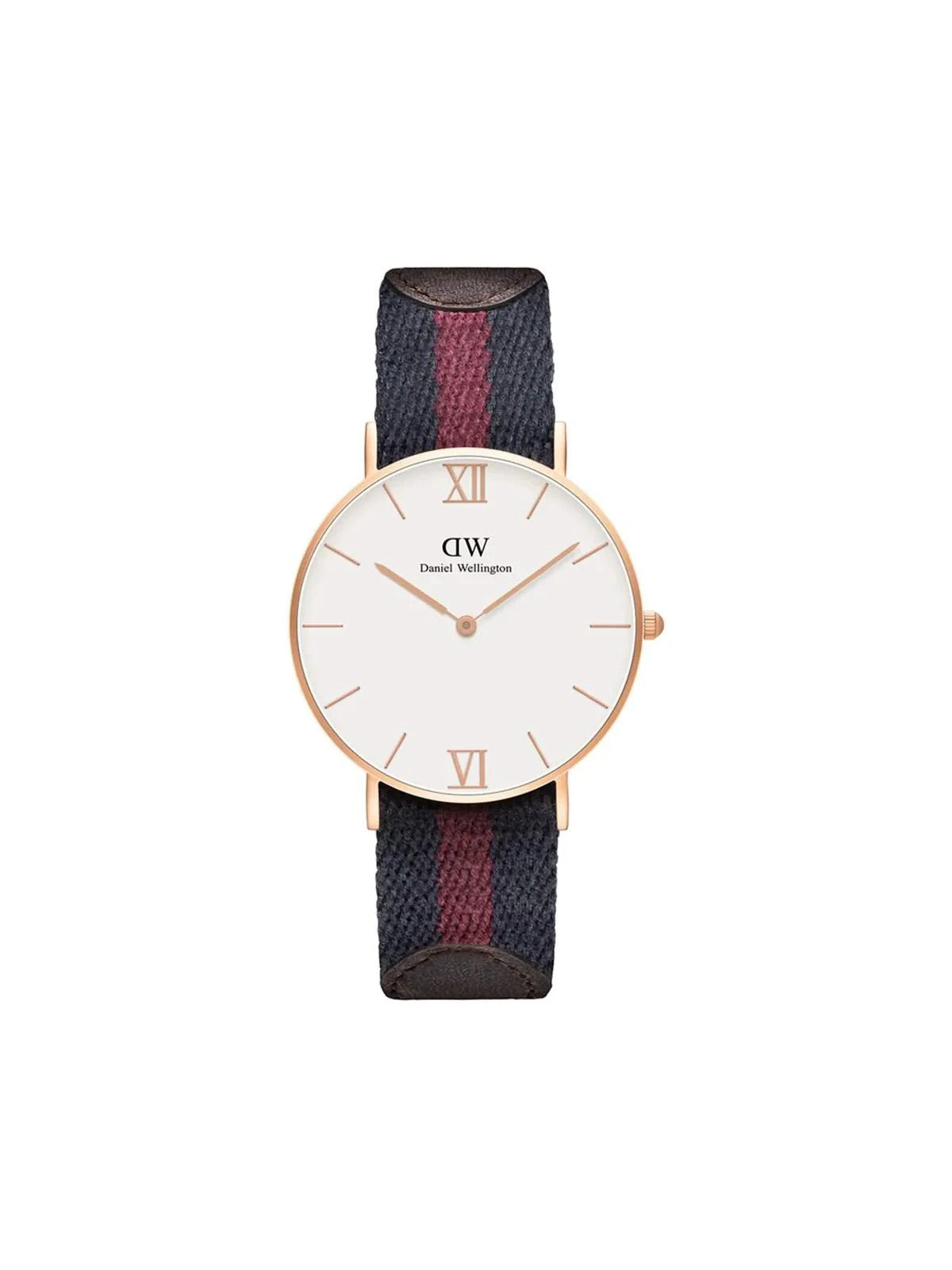 Daniel Wellington Grace London Red Brown Leather Strap Watch