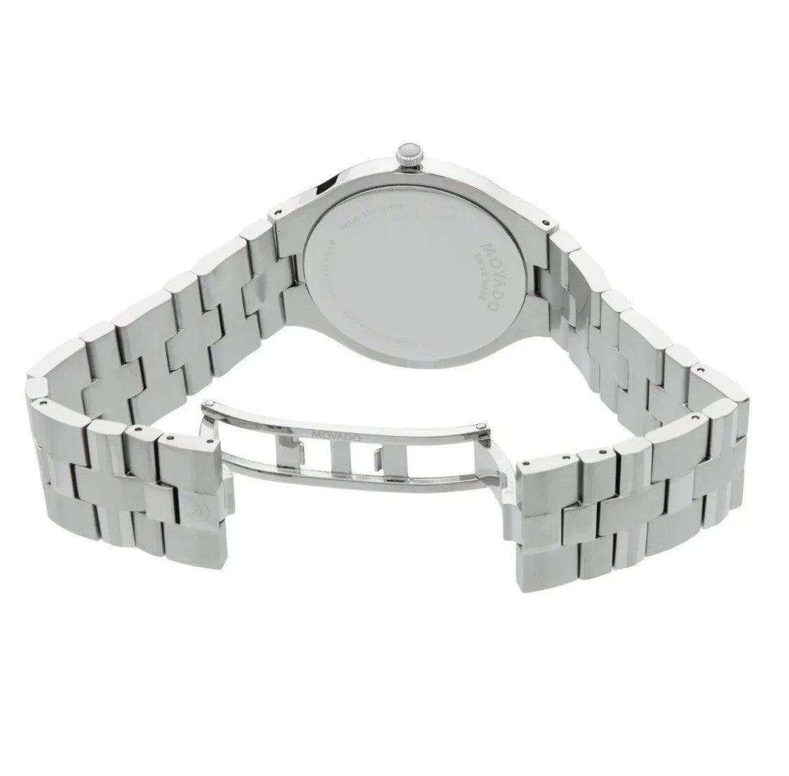 Brand New Movado Men’s Juro Stainless Steel Black Dial Watch 0607442