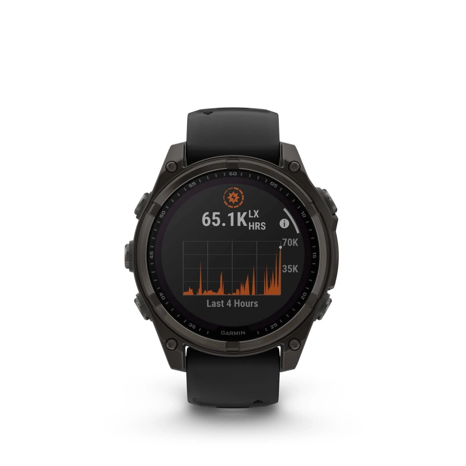 Garmin fenix 8 47 mm Titanium Sapphire Solar Smartwatch Carbon Gray Open Box