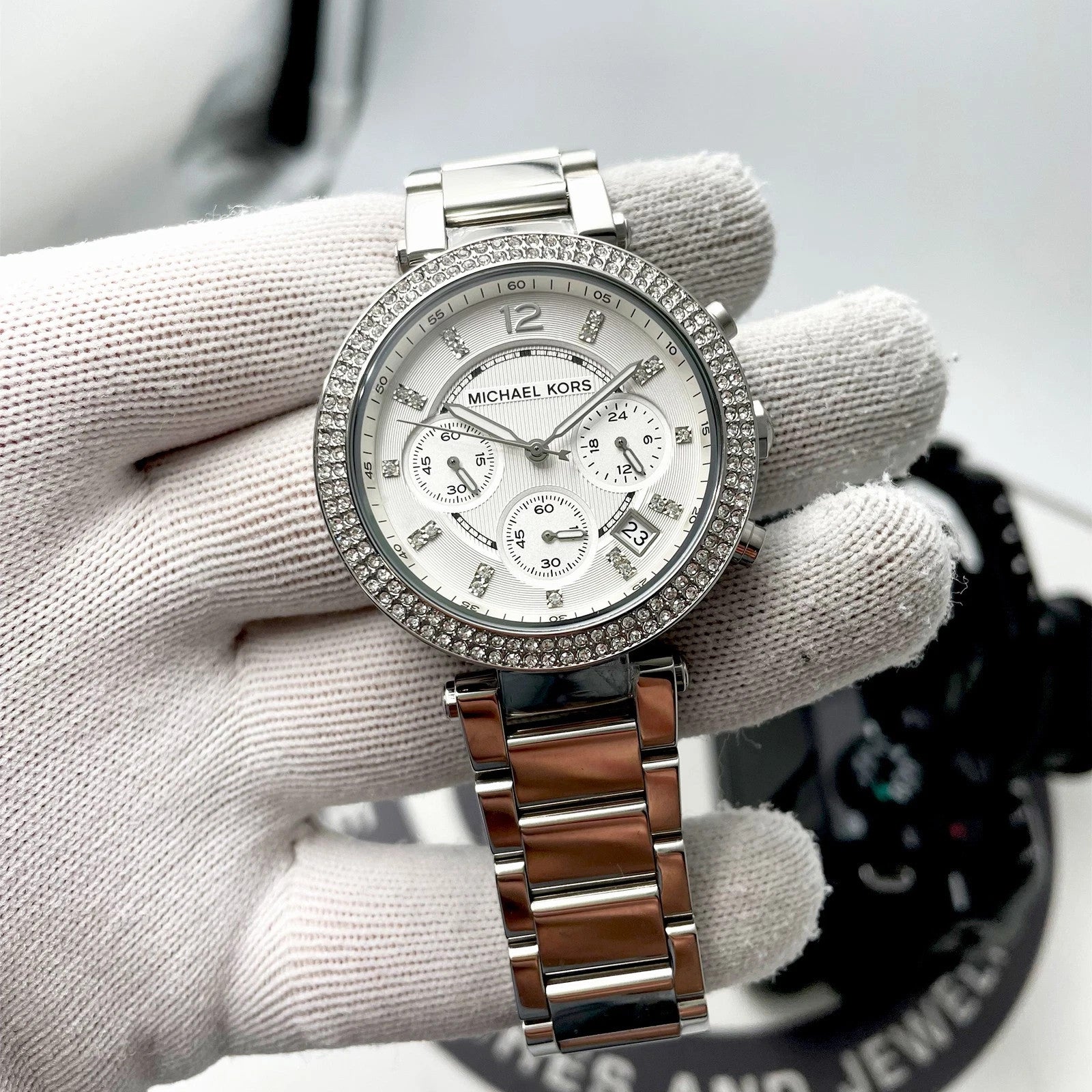 Michael Kors Parker MK5353 Wrist Watch for Women Brand New 100% Authentic