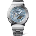 New CASIO G-Shock GM2110D-2A  Quartz Stainless Steel Blue Dial Watch New In Box