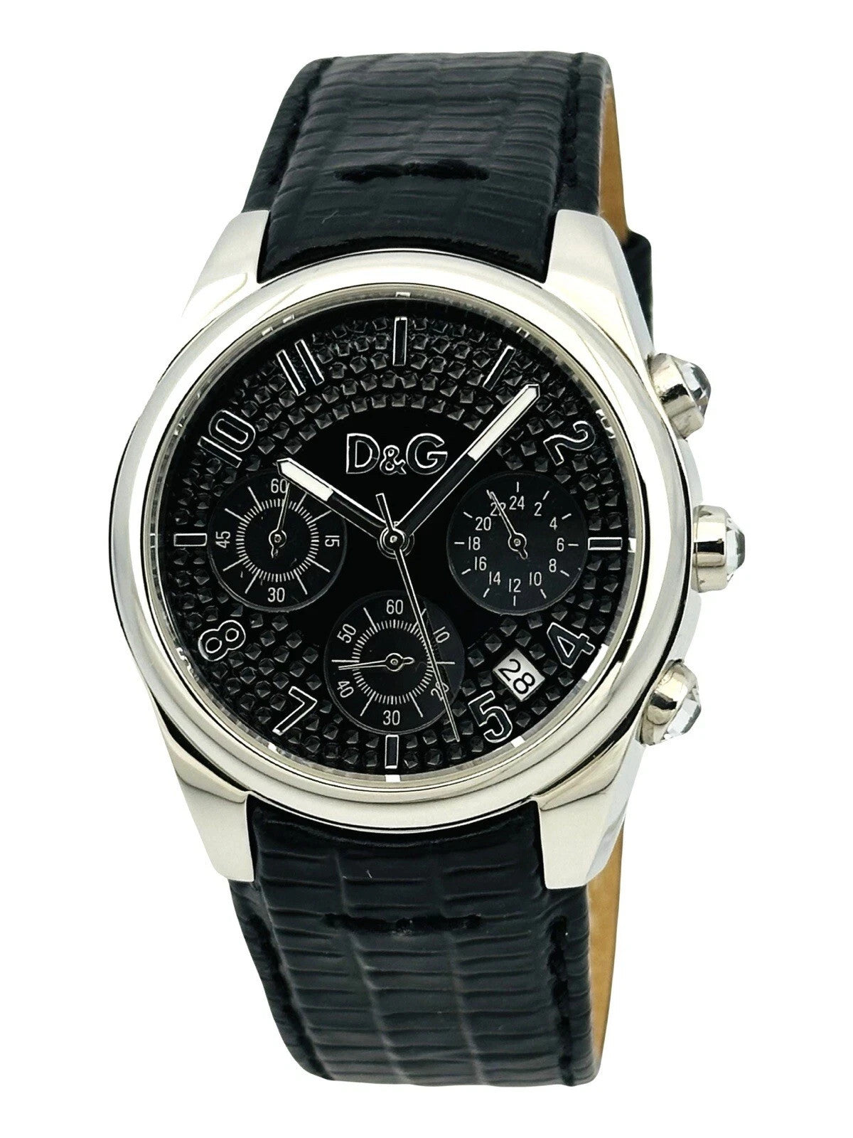 D&G Women's DW0259 Sandpiper Mirror Dial Chronograph Watch New In Box