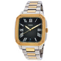 Fossil Crosby Quartz Black Dial Two-Tone Men's Watch FS6123 New In Box