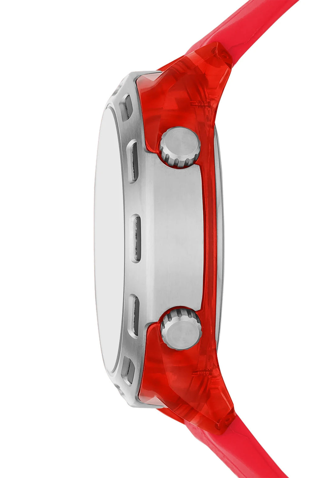 Diesel Crusher DZ1900 Digital Men's Watch Red Silicone Strap New In Box