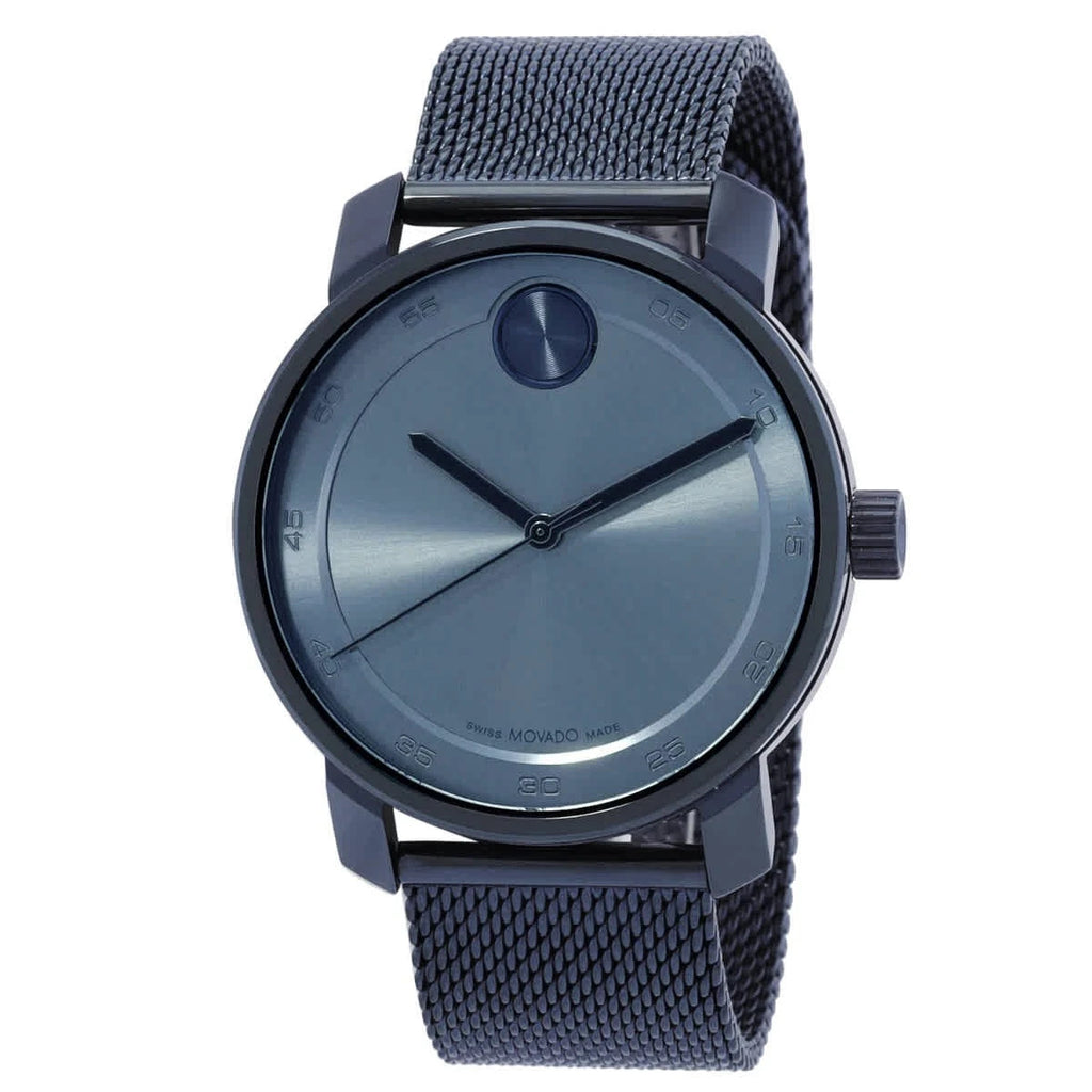 Movado Bold Quartz Blue Dial Men's Watch 3600959 New In Box