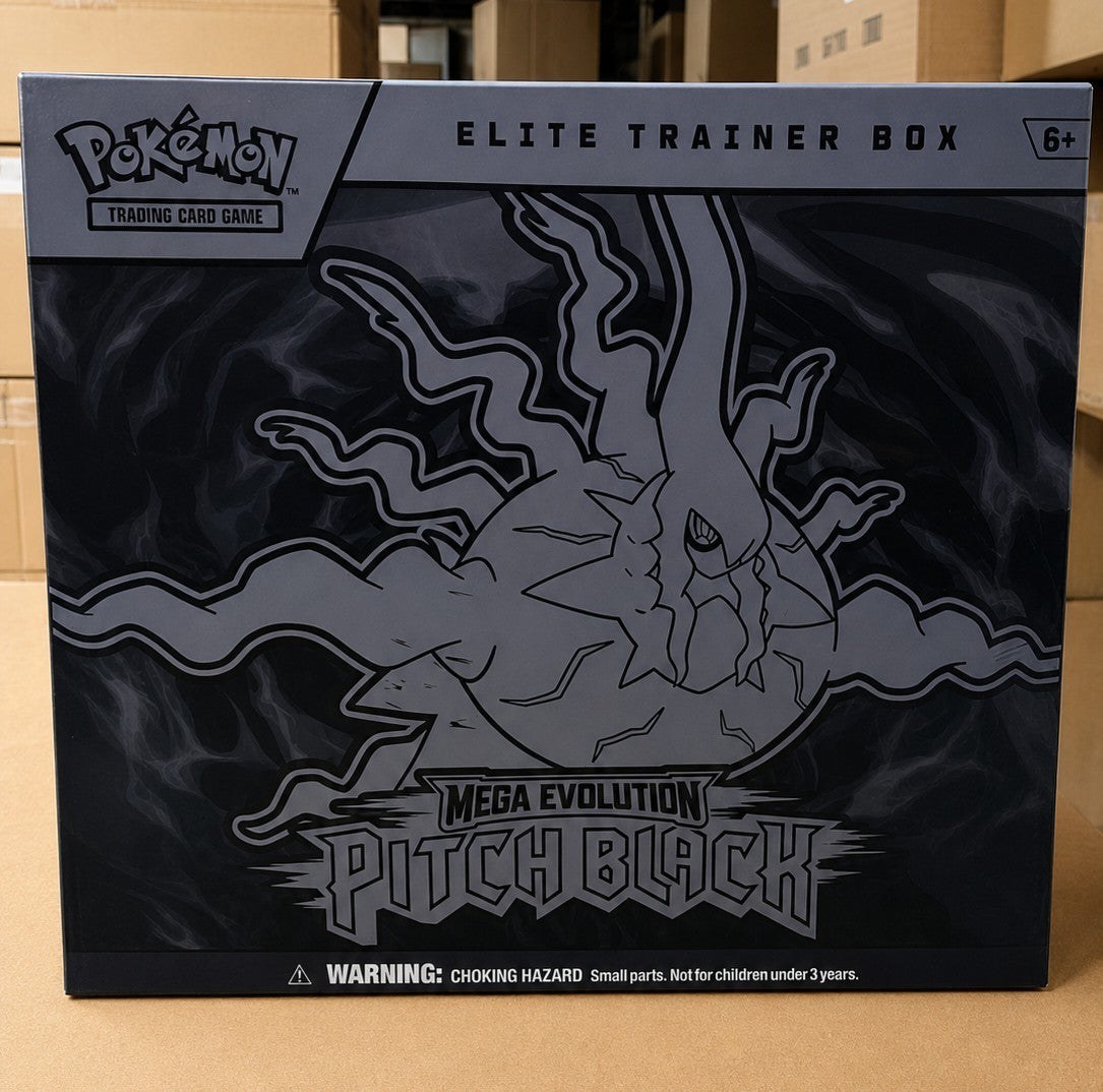 Pokemon Pitch Black Elite Trainer Box (ETB) Mega Evolution New Ships ASAP