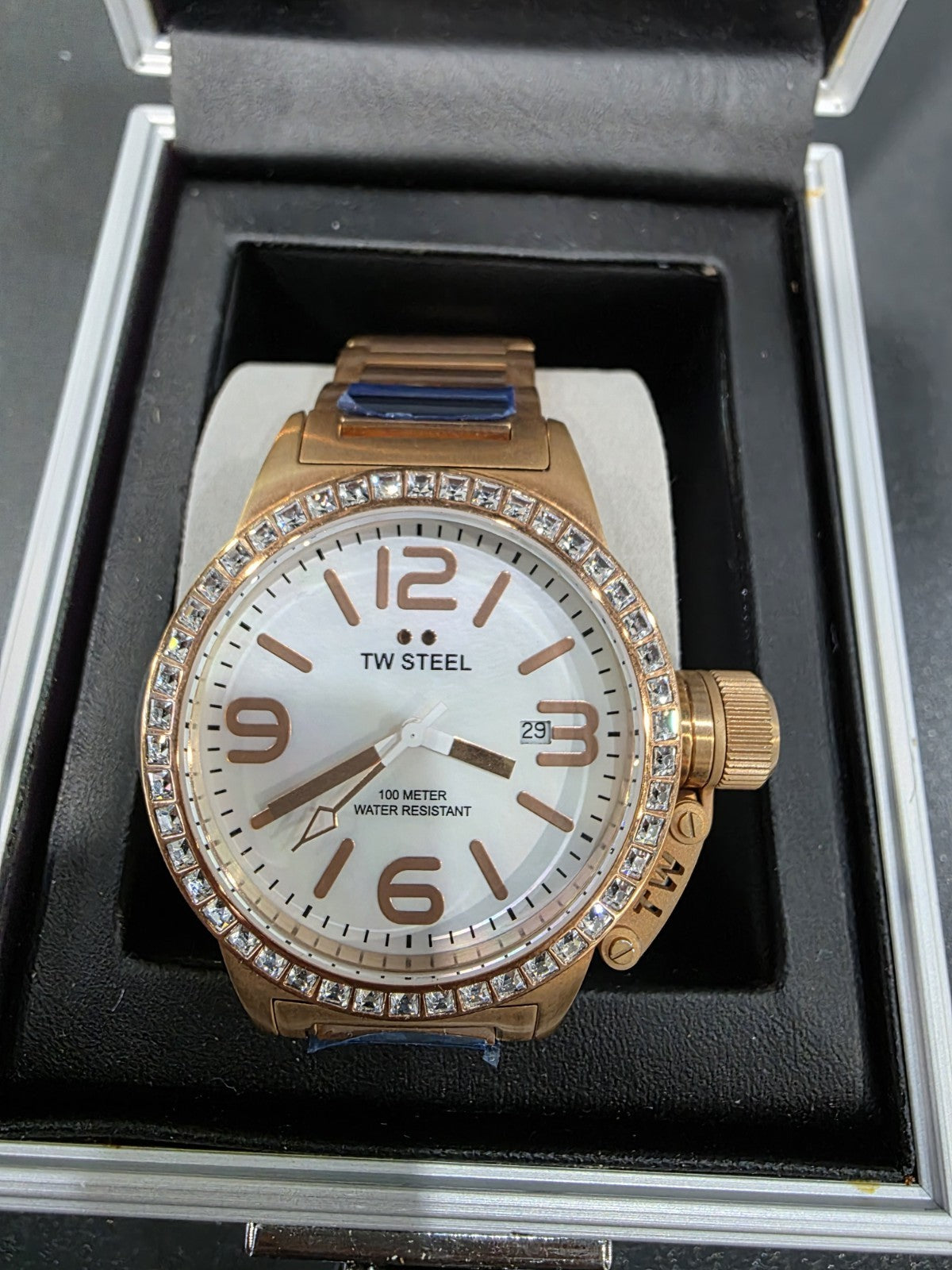 TW Steel  7348WT-134 Men’s Quartz Rose Gold Mother of Pearl Dial Womens Watch