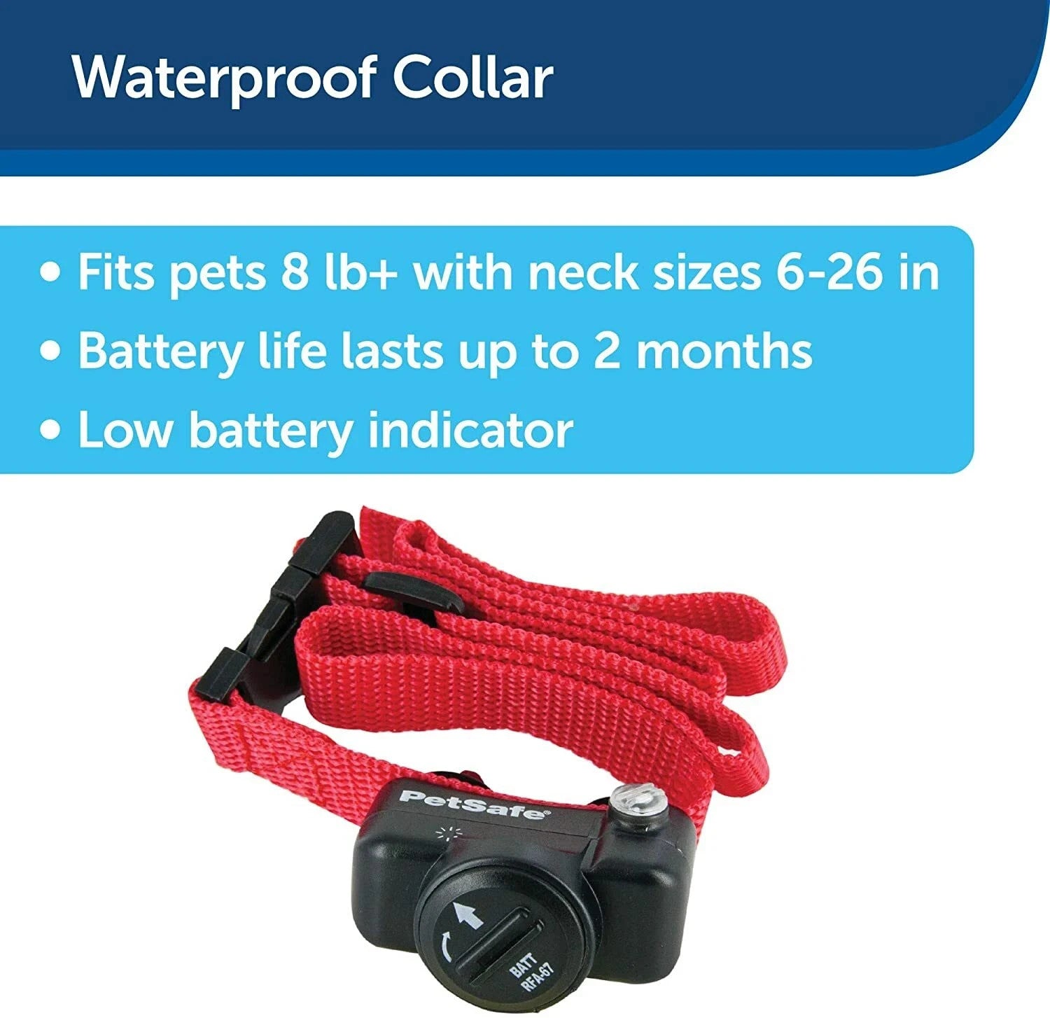 PetSafe In-Ground Fence Deluxe UltraLight Dog Collar PUL 275 Receiver One RFA-67