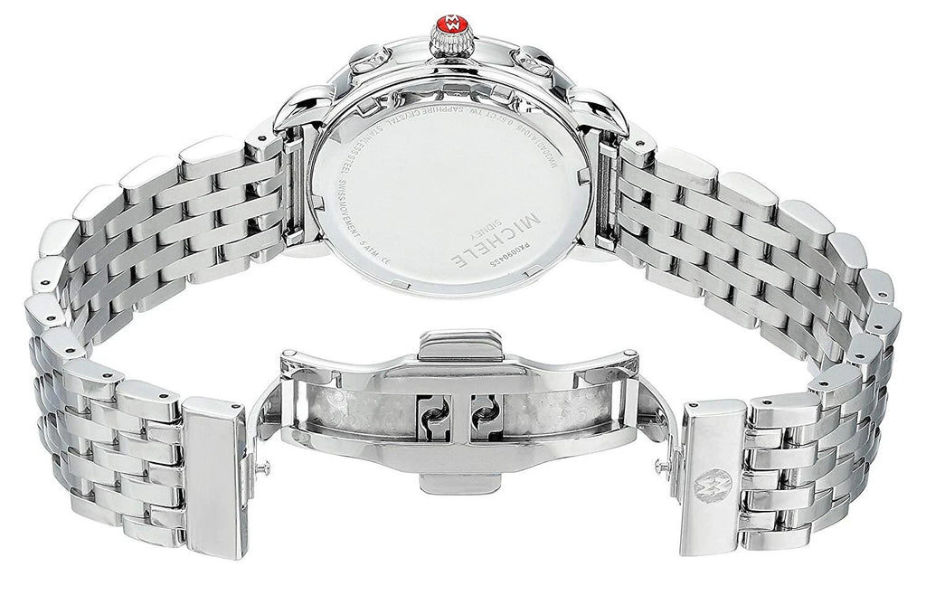 Michele Sidney Diamond Bezel Watch MW30A01A1046 Brand New In Box