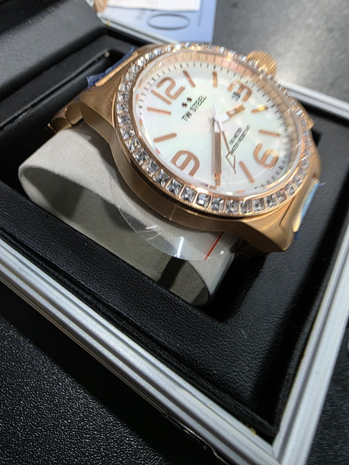 TW Steel  7348WT-134 Men’s Quartz Rose Gold Mother of Pearl Dial Womens Watch
