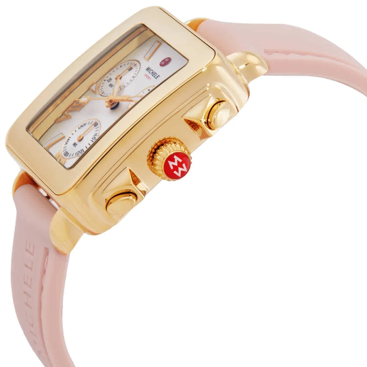 Michele Deco Sport Chronograph Quartz Silver Dial Ladies Watch MWW06K000072