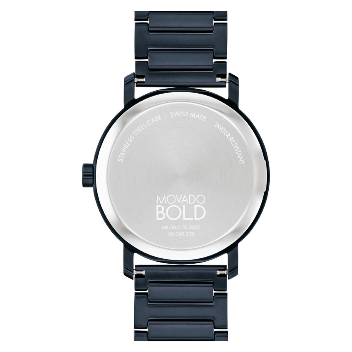 Movado BOLD Evolution 2.0 Blue Museum Swiss Quartz Unisex Watch 3601097 New