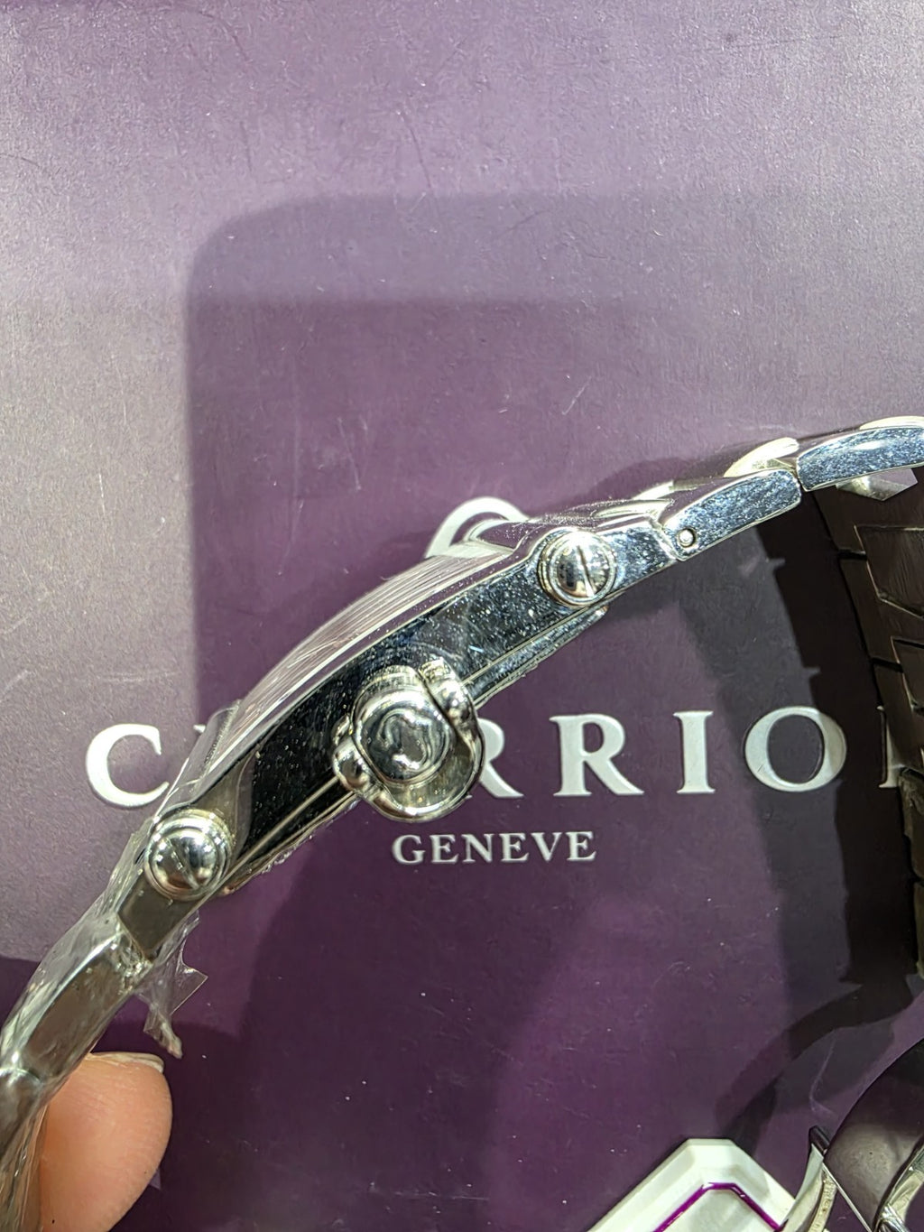 Philippe Charriol Columbus Quartz Watch Stylish Design with Bold Bracelet No Box
