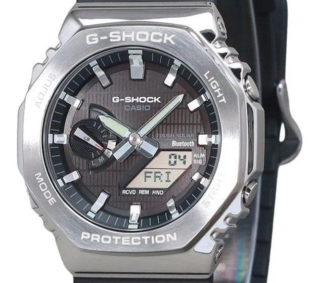 Casio G-Shock G-Steel Black Dial Sports Tough Solar 200M Men's Watch GBM-2100-1A