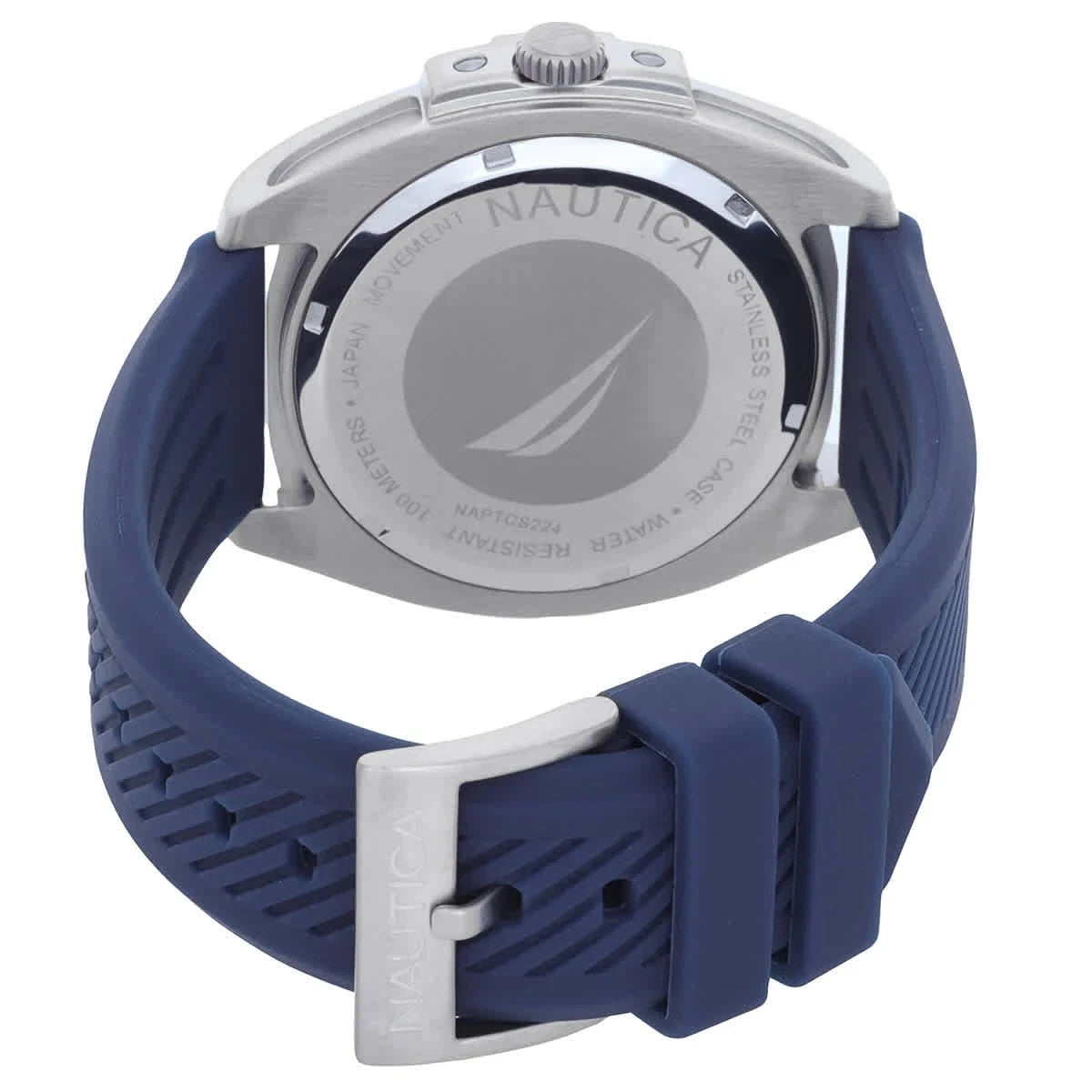 Nautica Tin Can Bay Multifunction Quartz Blue Dial Men's Watch NAPTCS224