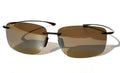 NEW Maui Jim HEMA Matte Rootbeer POLARIZED HCL Bronze  Lens Sunglass H443-26M