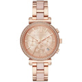 Michael Kors Ladies Sofie Rose Gold-Tone Stainless Steel Watch MK6560 New