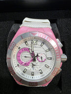 Technomarine 112014 Pink/White Chronograph Watch With Box - product image