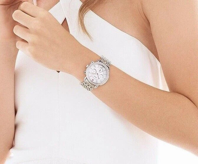 Michele Sidney Diamond Chronograph Diamond Dial Ladies Watch MWW30A000001