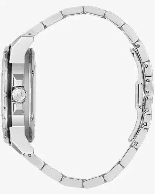 Bulova Automatic Marine Star Marc Anthony Blue Dial Diamond Mens Watch 98D184