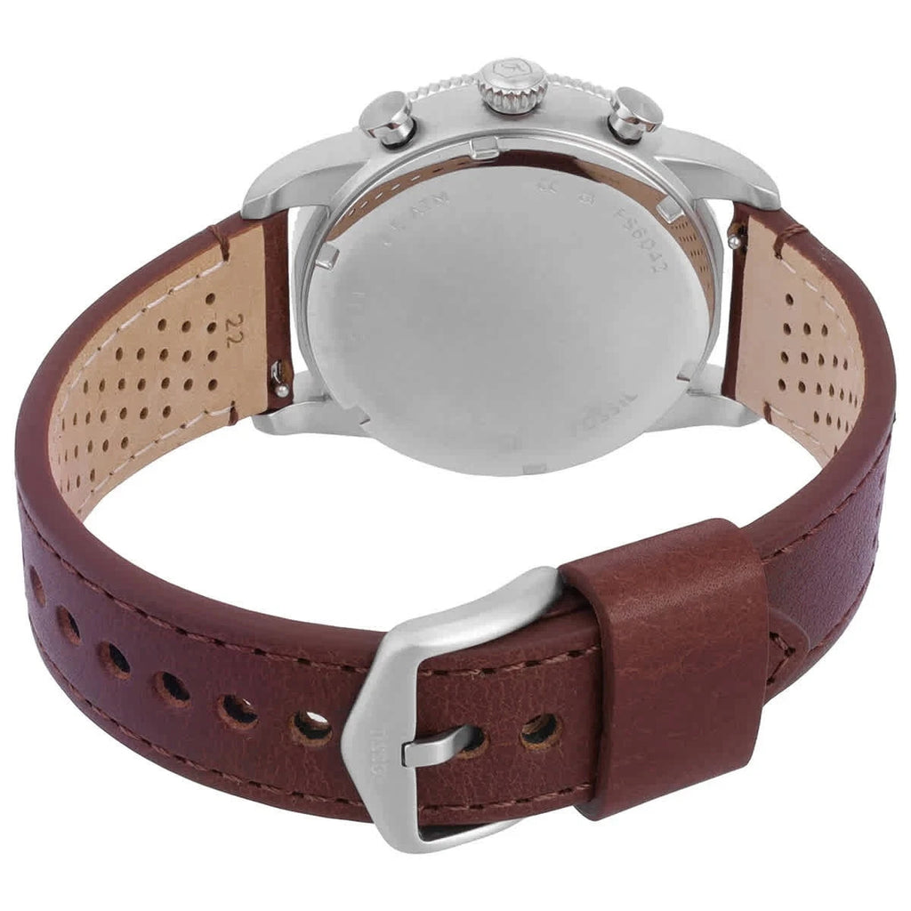 Fossil Sport Tourer Chronograph Quartz White Dial Men's Watch FS6042 New In Box