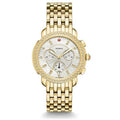 Michele Sidney Gold Diamond With Diamond Dial Ladies Watch MWW30A000008 NEW
