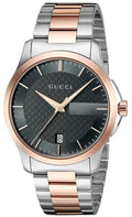 Gucci G-Timeless YA126446 Men's Swiss Two Tone Watch New In Box No Tag