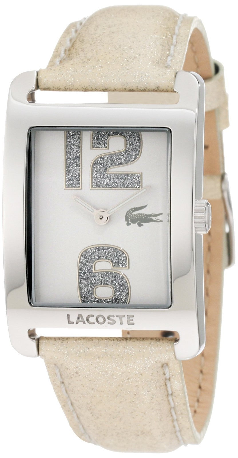 LACOSTE  "CLUB COLLECTION" STAINLESS,  STRAP WATCH WOMENS WATCH 2000674 $195