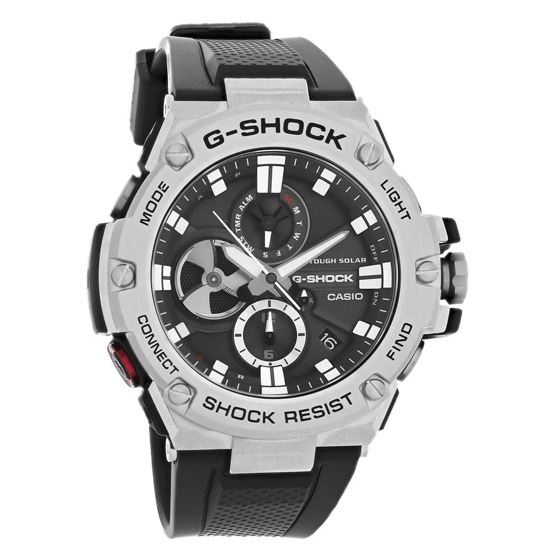 Casio Dual Time Men's Quartz Chronograph Watch GSTB100-1A New