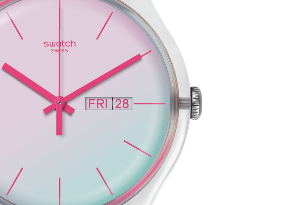 A 2019 Swatch Watch SUOK713 POLAWHITE NEW IN BOX