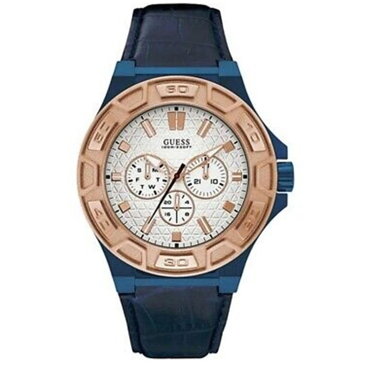 Guess Men's Force White Dial Watch - W0674G7 New In Box