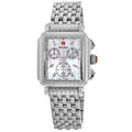 New Michele Deco Diamond Mother of Pearl Dal Steel Women's Watch MWW06A000778